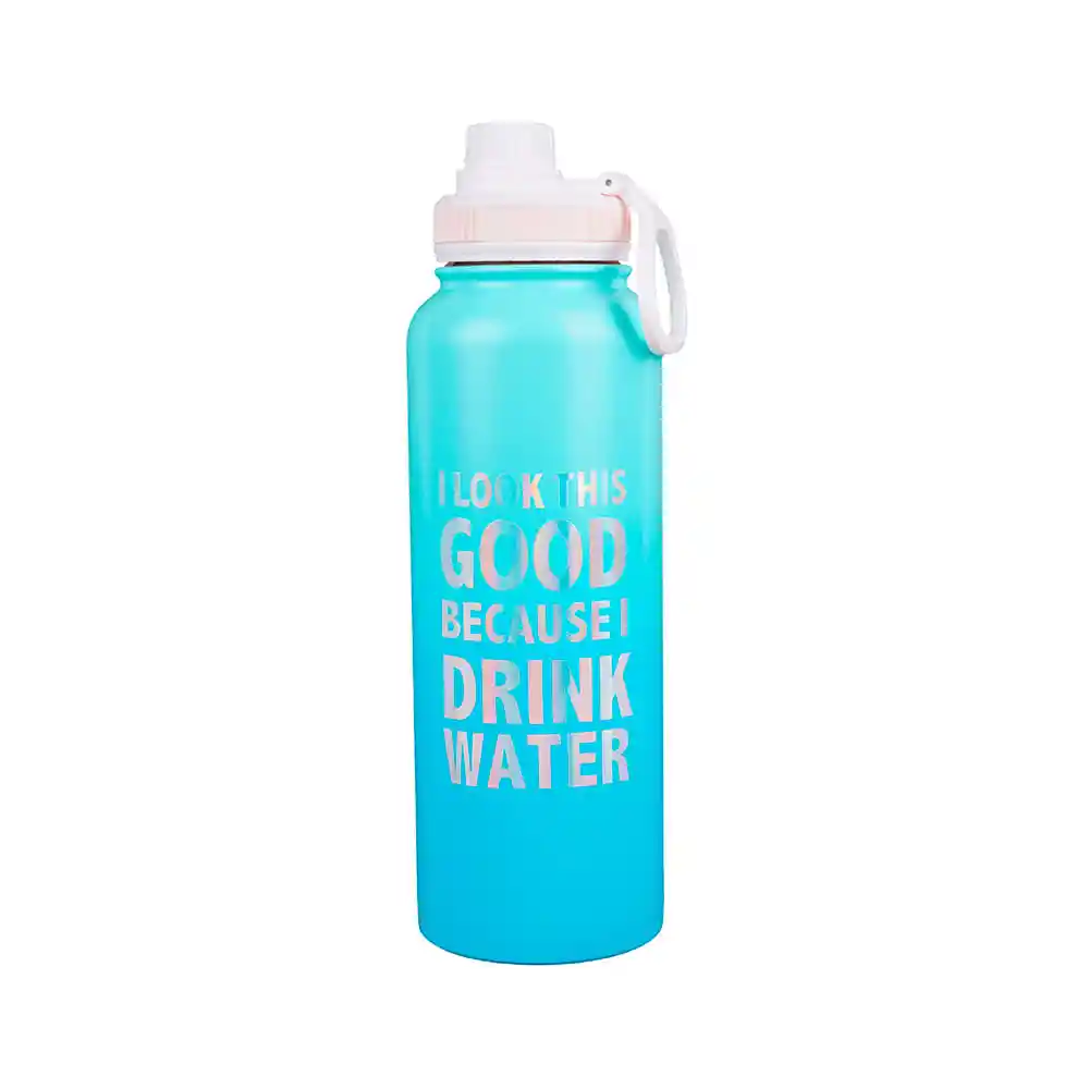 Miniso Termo de Acero Inoxidable Gradient Series Azul