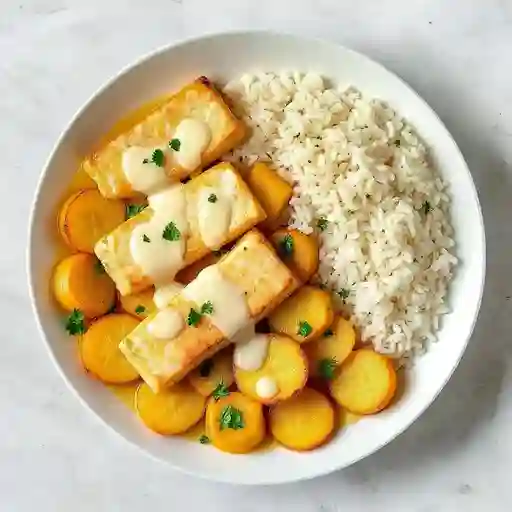 Pesca Del Dia En Salsa De Coco