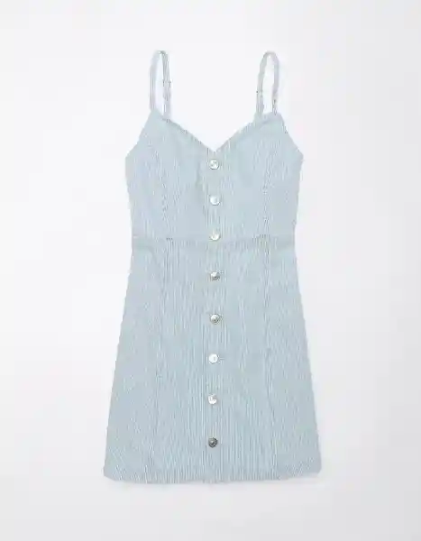 Vestido Mujer Azul Talla: Medium American Eagle