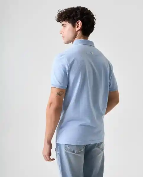Camiseta Polo Hombre Azul Talla M 802G000_AZU144115 Americanino