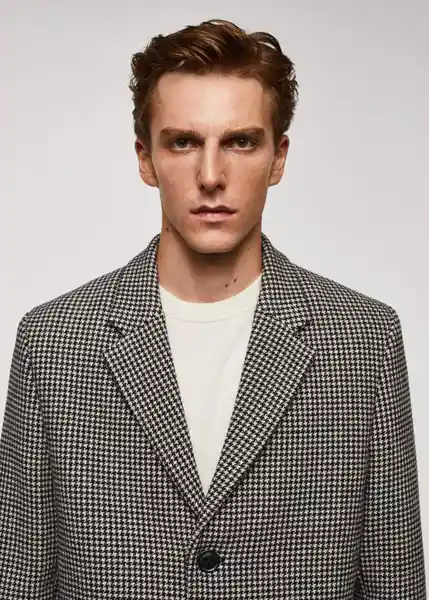 Abrigo Utah Negro Talla XXL Hombre Mango