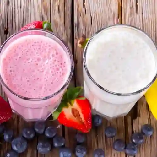 Jugo en Leche de Fresa