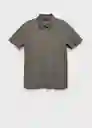 Camiseta Polo Ezequi Dark Caza Talla S Hombre Mango