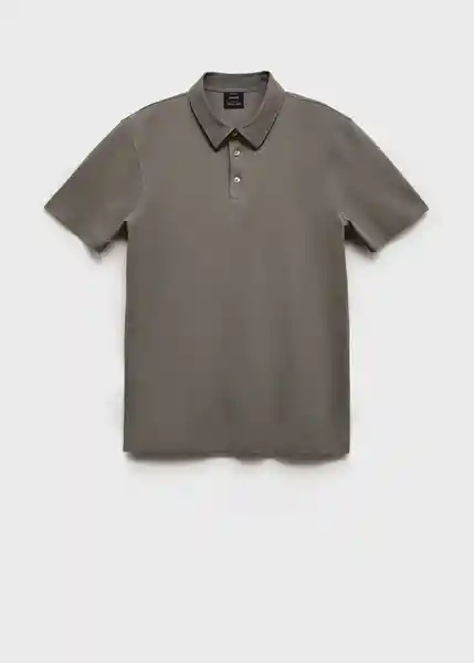 Camiseta Polo Ezequi Dark Caza Talla S Hombre Mango