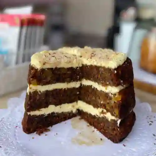 Torta de zanahoria con piña y nueces