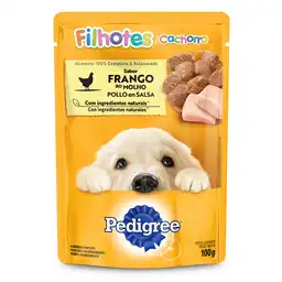 Pedigree Alimento Húmedo para Perro Cachorro con Sabor a Pollo 
