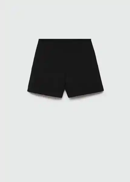 Short Lilo Negro Talla L Mujer Mango