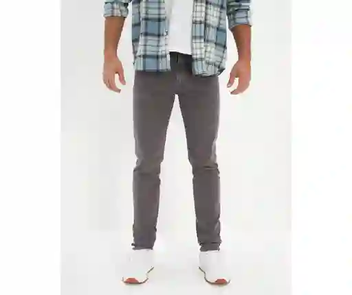 Jean Slim Hombre Gris Talla 28 x 30 American Eagle
