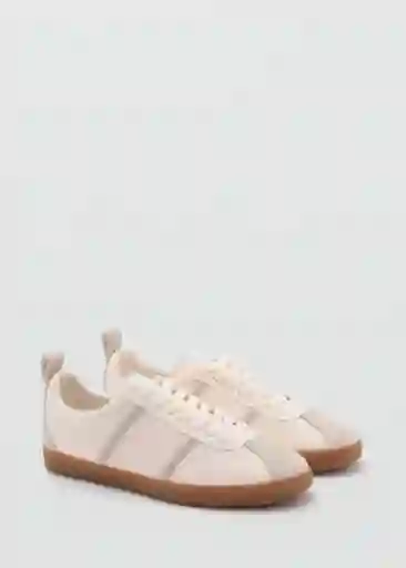 Tenis Deportiva Win Blanco Talla 39 Mujer Mango