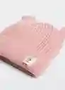 Gorro Quebech Rosa Talla 68 Niñas Mango