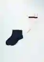 Calcetines Mujer Crudo Marfil Claro 391G051 Naf Naf