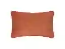 Cojín Tapiz Paño Naranja 30 x 50 cm Casaideas