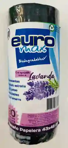 Euromax Bolsa Basura Papelera Lavanda