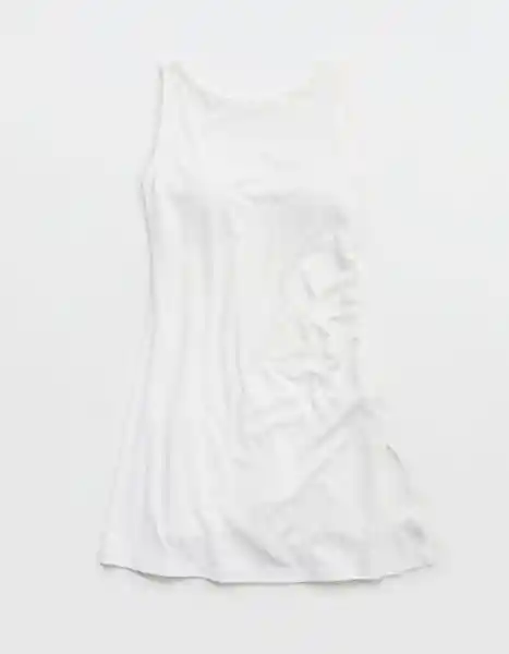 Vestido Aerie Blanco Talla Small 1681100 American Eagle