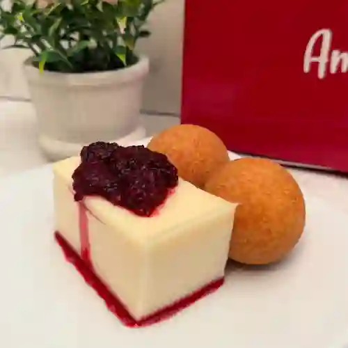 Natilla Personal + 2 Mini Buñuelos