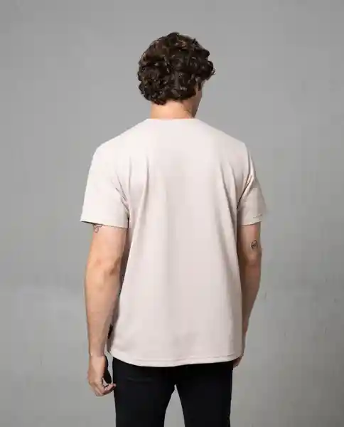 Camiseta Hombre Beige Talla L 102G101 Rifle
