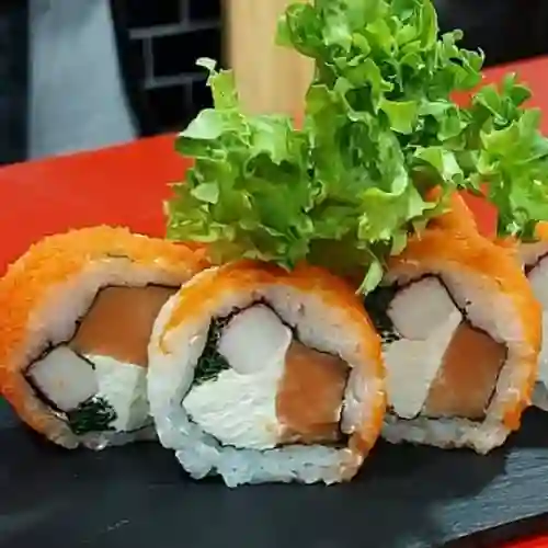 Masago Shake Kani Roll