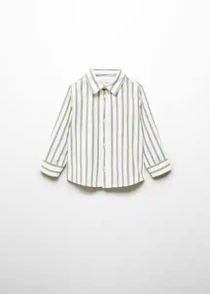 Camisa Edub Khaki Talla 71 Niños Mango