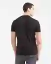 Camiseta Fine Clothing Negro Sombrio Ultraoscuro M Chevignon