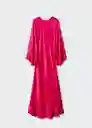 Vestido Raphi Fucsia Talla M Mujer Mango