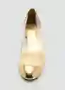 Zapatos Mere Oro Talla 38 Mujer Mango