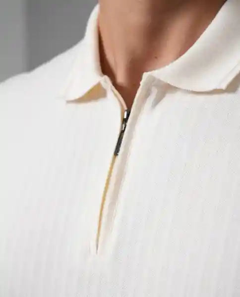 Camiseta Polo Hombre Crudo Talla M 199G000_CRU110605 Rifle