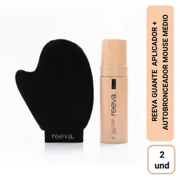 Combo Reeva Guante Aplicador + Autobronceador Mouse Medio