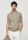 Camisa Polo Silvio Musgo Talla XXL Hombre Mango