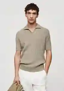 Camisa Polo Silvio Musgo Talla XXL Hombre Mango