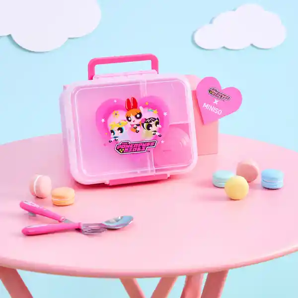 Contenedor Asa de Serie Las Chicas Superpoderosas Rosa Miniso