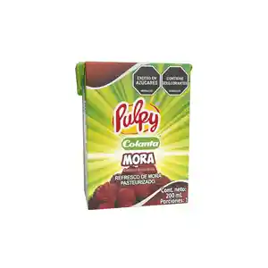 Pulpy Mora Colanta Caja x 200 mL