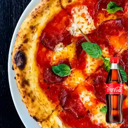 Combo Diavola - Salami + Coca Cola Original 300ML