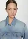 Chaqueta Cazadora Amaia Tejano Medio Talla L Mujer Mango