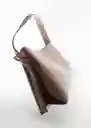 Bolso G Lucia Taupe Mujer Mango