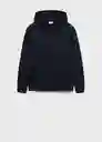 Sudadera Bola Navy Talla XXL Hombre Mango