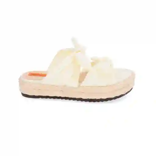 Sandalias Spadrilla Asia Beige Talla 38