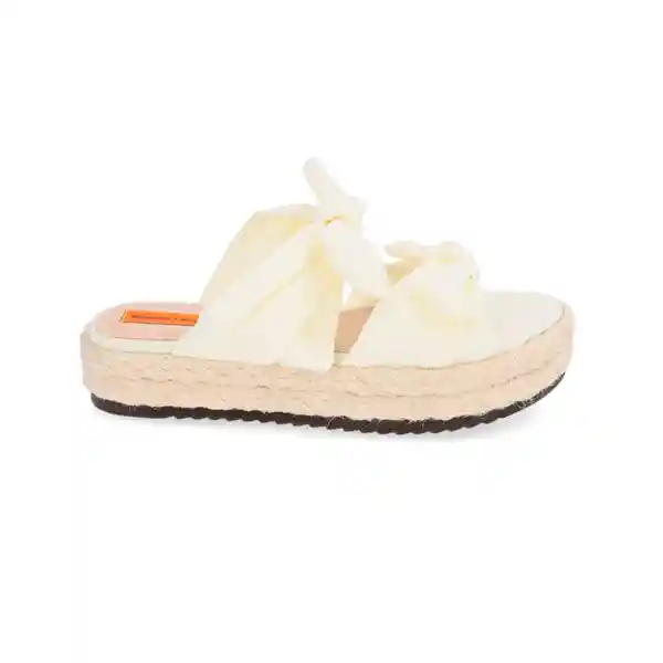 Sandalias Spadrilla Asia Beige Talla 38