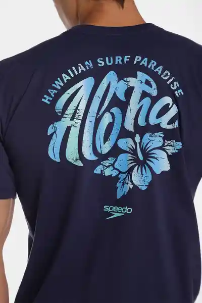 Camiseta Manga Corta Aloha Glow Hombre Talla M