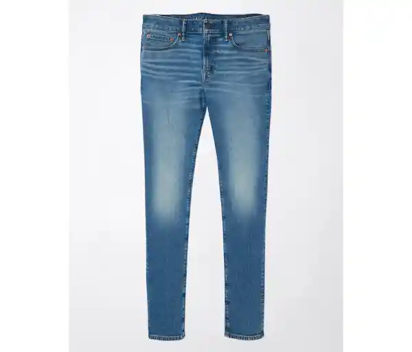 Jean Skinny Hombre Azul Talla 31 x 30 American Eagle