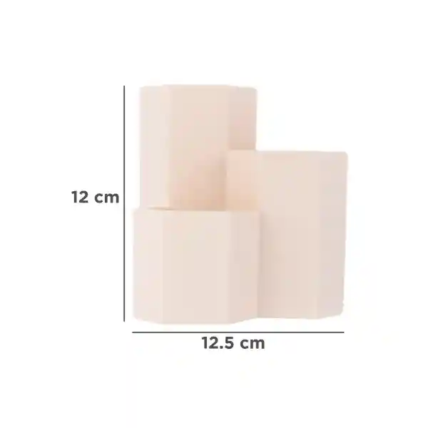 Portalápiz de 3 Ranuras Mori Girl Beige Miniso