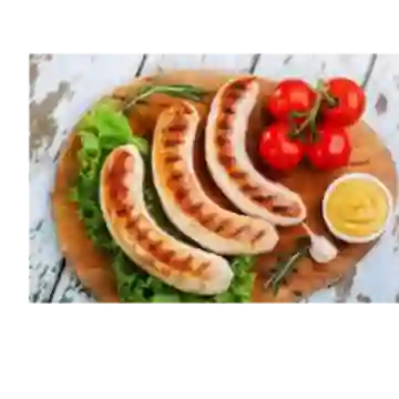 Salchichas de ternera con rosti