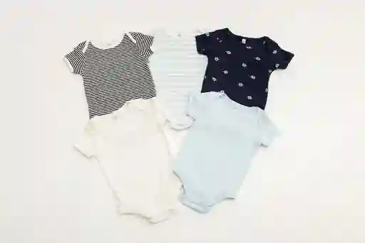 Body Manga Corta Nino X 512/18Mese - Azul Oscu