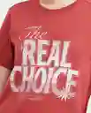 Camiseta The Real Choice Rojo Granate Oscuro T. M Chevignon