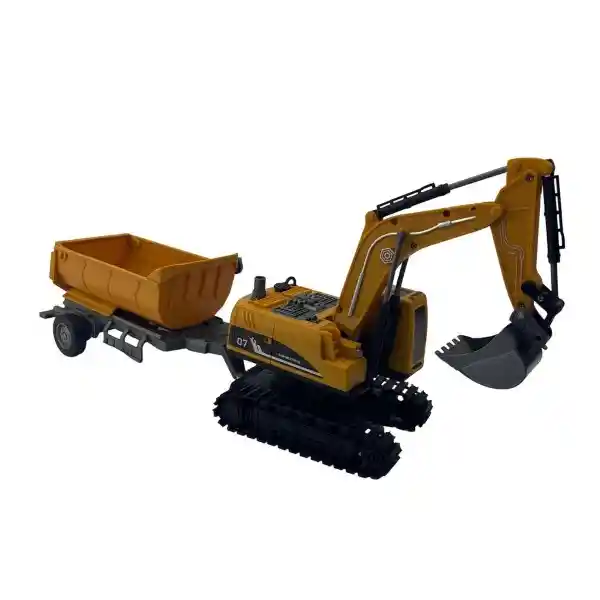 Toy Logic Excavadora Control Remoto Brazo Articulado Dual Front