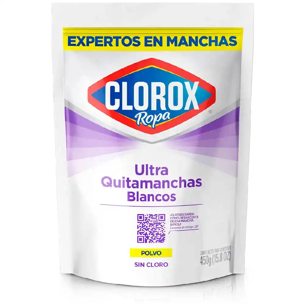 Clorox Ultra Quitamanchas Blancos en Polvo
