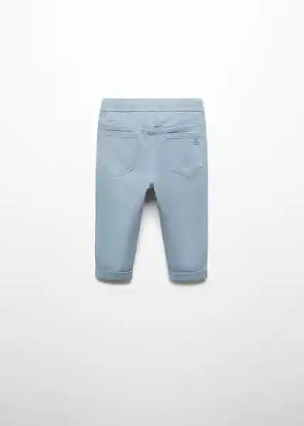 Pantalón Cord Niños Azul Talla 67 Mango