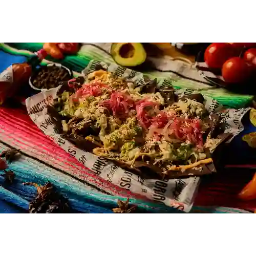 Nachos Tinga de Pollo