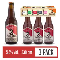 3 Cordilleras Cerveza Mulata 3 Unidades