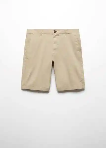 Bermuda Gracia-H Beige Talla 44 Hombre Mango