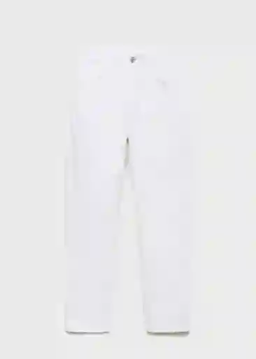 Jean Claudia Blanco Talla 34 Mujer Mango
